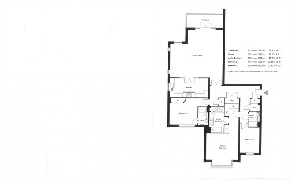 Floorplan for Penn Road, Beaconsfield, HP9