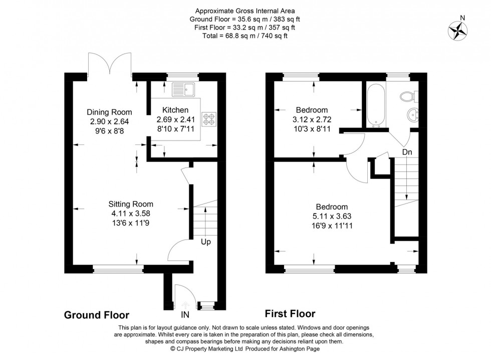 Floorplan for Watery Lane, Wooburn Green, HP10