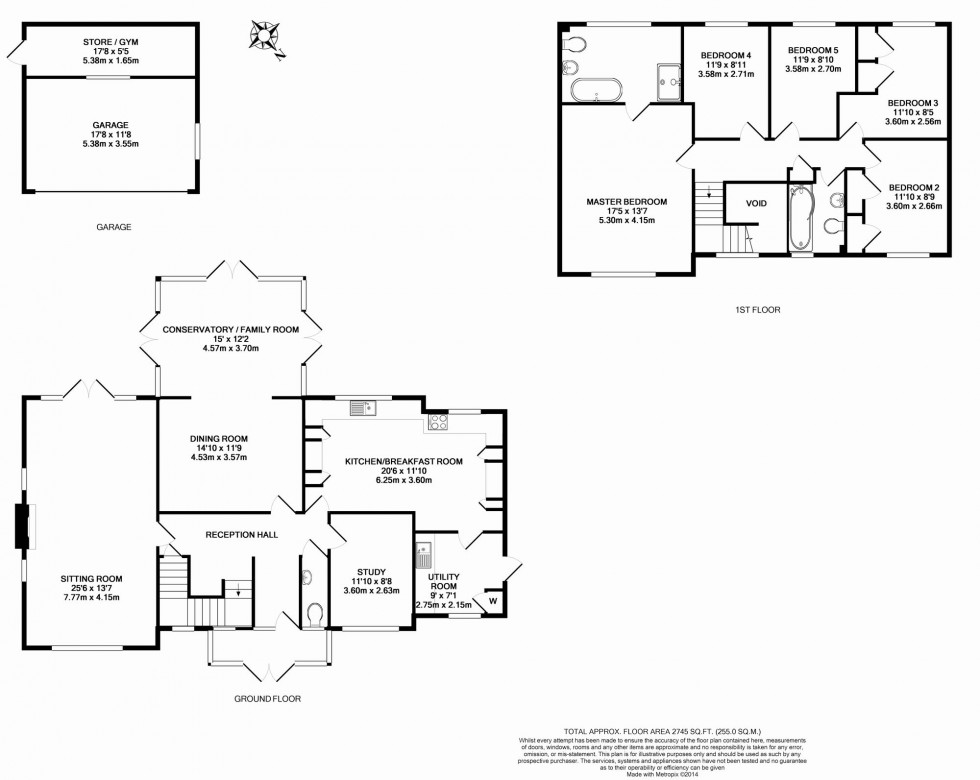 Floorplan for Manor Road, Penn, HP10