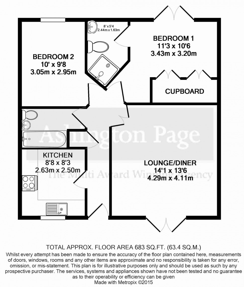 Floorplan for Victoria Road, Marlow, SL7