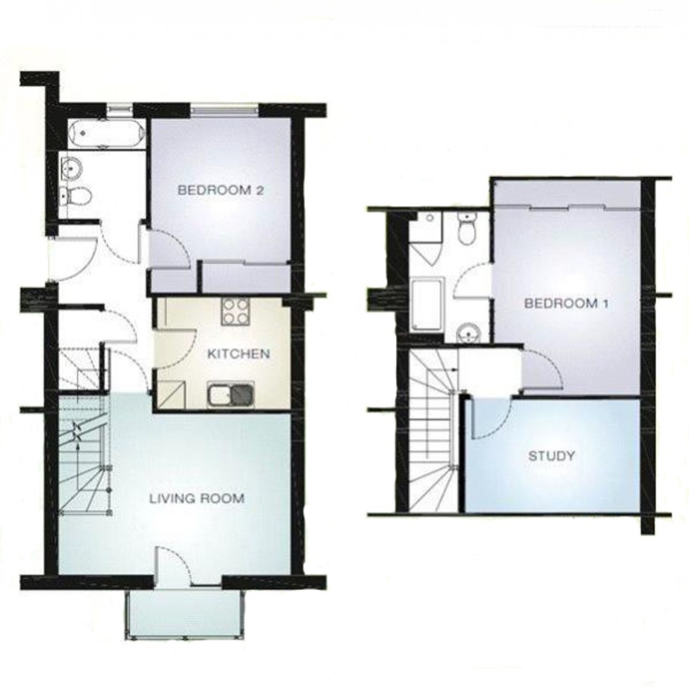 Floorplan for Hill Avenue, Hearne Court Hill Avenue, HP6