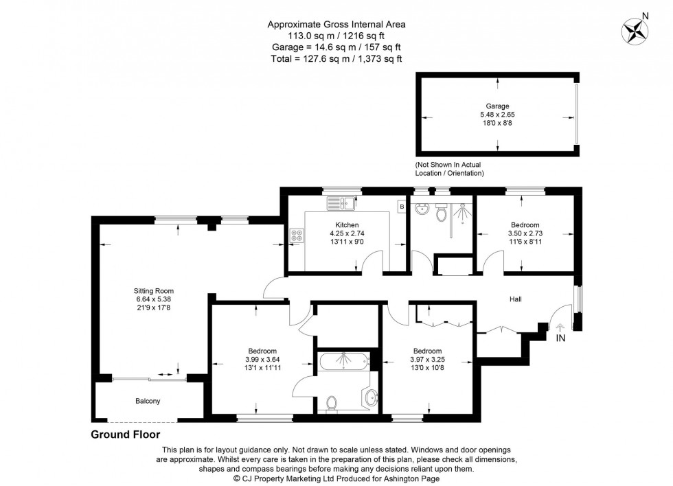 Floorplan for Reynolds Road, Beaconsfield, HP9