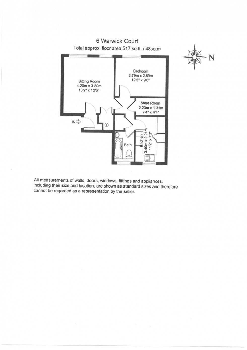 Floorplan for Warwick Road, Beaconsfield, HP9