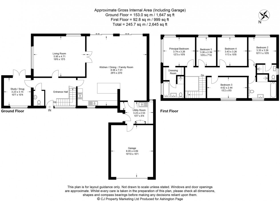 Floorplan for Eastergate, Beaconsfield, HP9