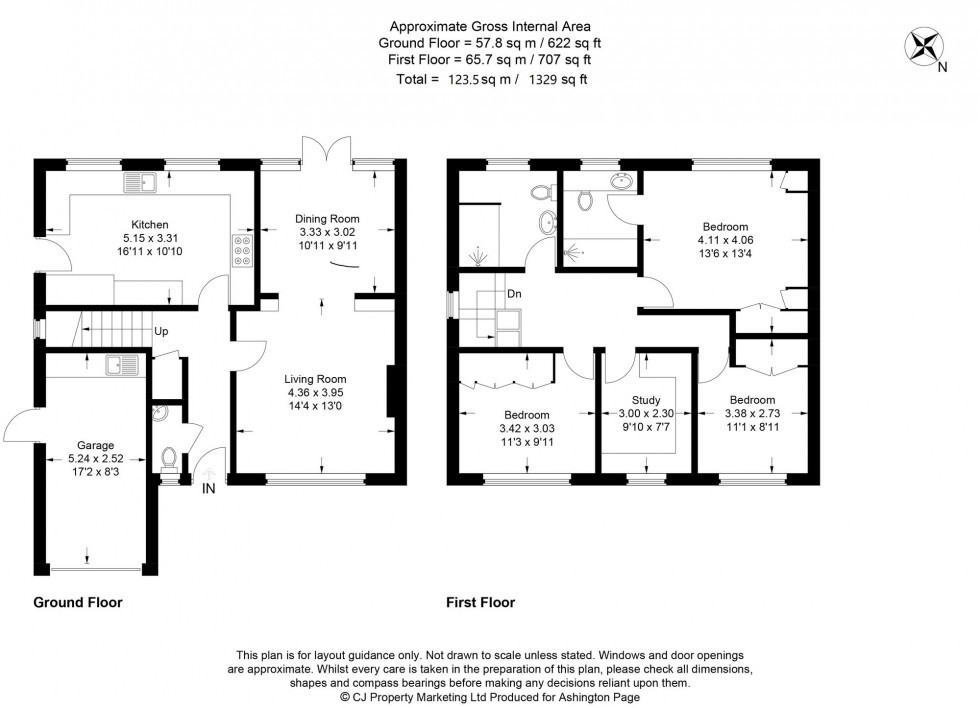 Floorplan for Denham Walk, Chalfont St. Peter, SL9