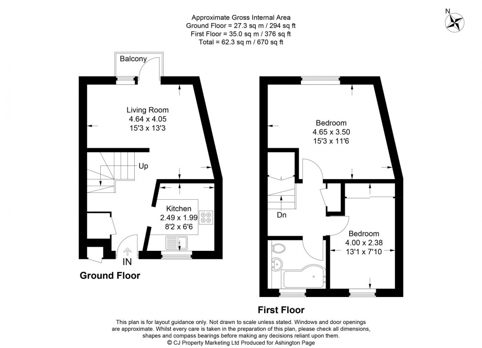 Floorplan for Burkes Road, Beaconsfield, HP9