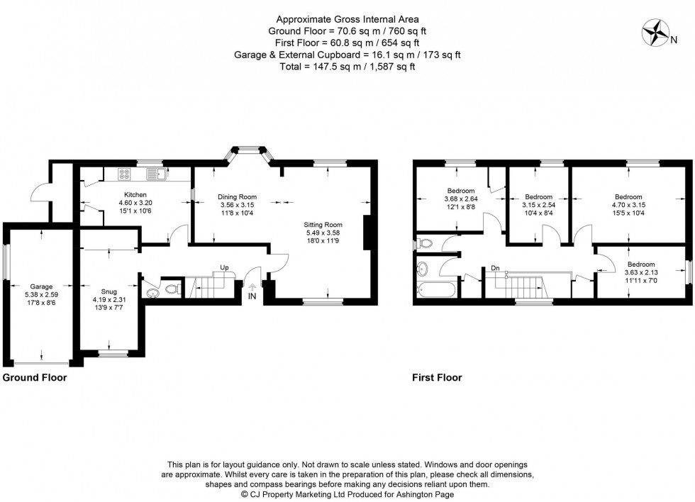 Floorplan for Tilsworth Road, Beaconsfield, HP9