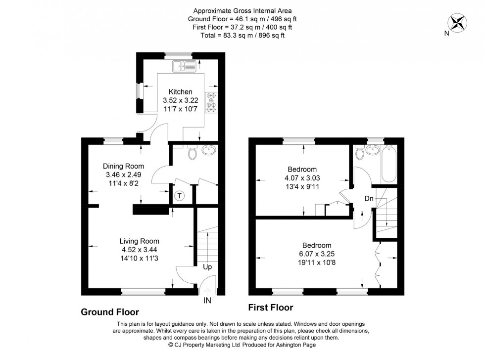 Floorplan for Upper Riding, Beaconsfield, HP9