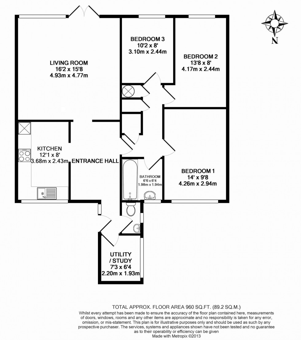 Floorplan for Holtspur Way, Beaconsfield, HP9