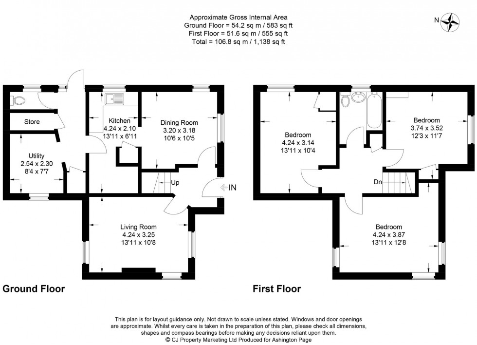 Floorplan for Middle Meadow, Chalfont St. Giles, HP8