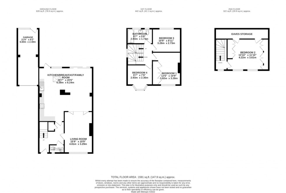 Floorplan for Cherry Tree Road, Beaconsfield, HP9