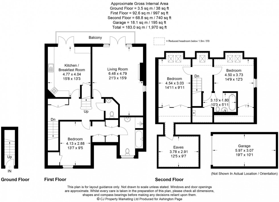 Floorplan for St. Josephs Mews, Beaconsfield, HP9
