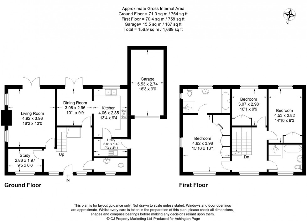 Floorplan for Overdales, Hazlemere, HP15