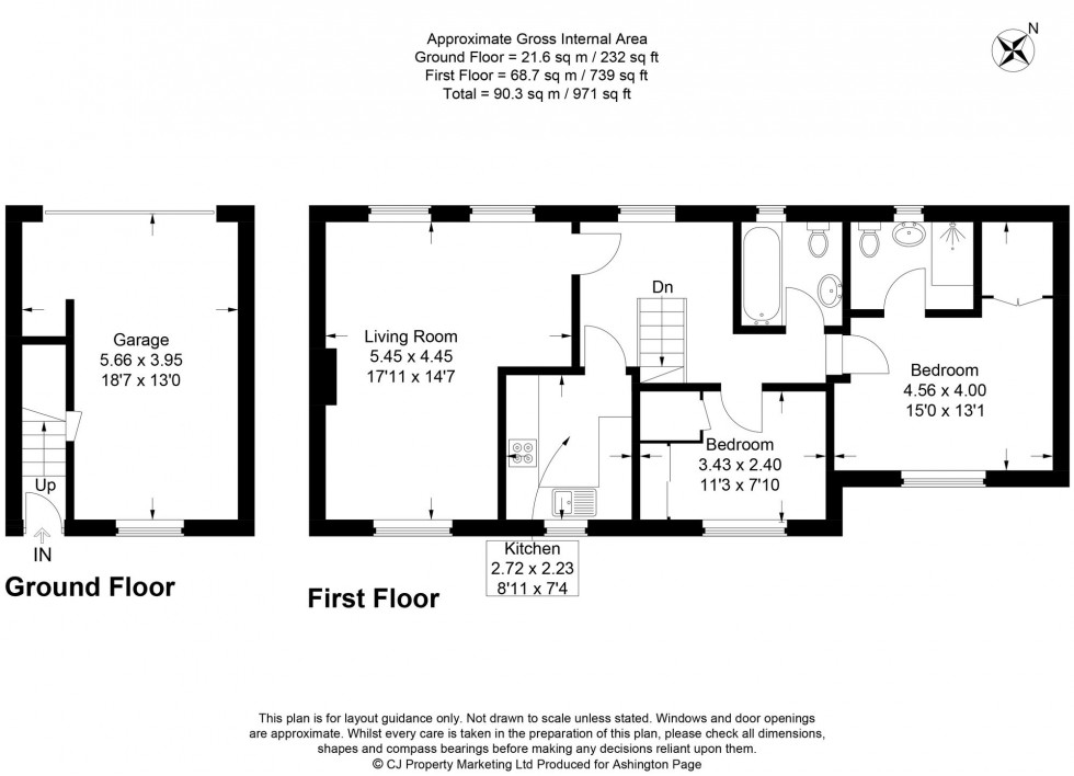 Floorplan for Old Town Close, Beaconsfield, HP9