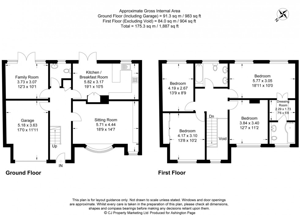 Floorplan for Kingswood Road, Penn, HP10