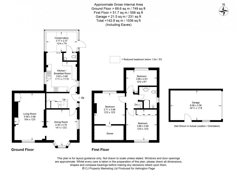 Floorplan for Baring Road, Beaconsfield, HP9