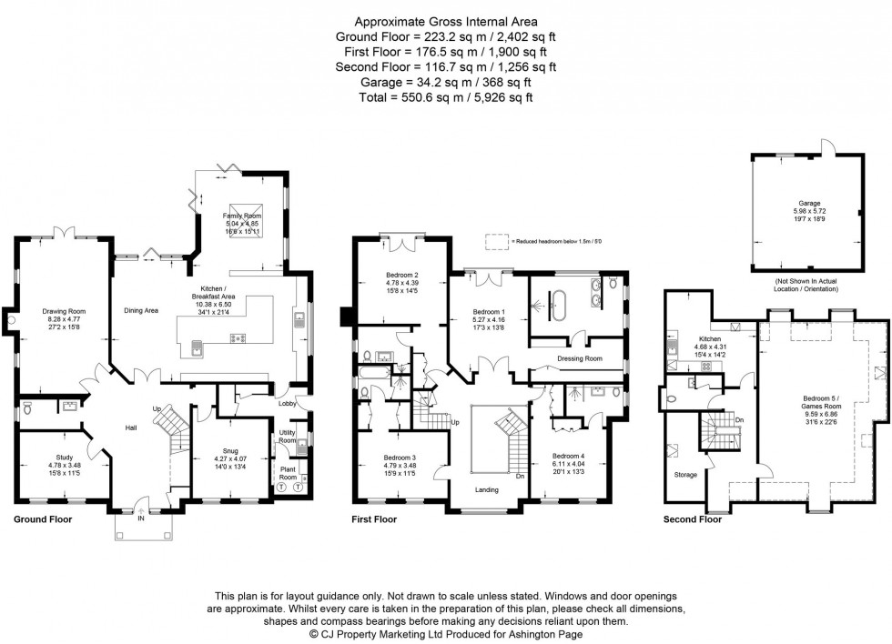 Floorplan for Gregories Road, Beaconsfield, HP9