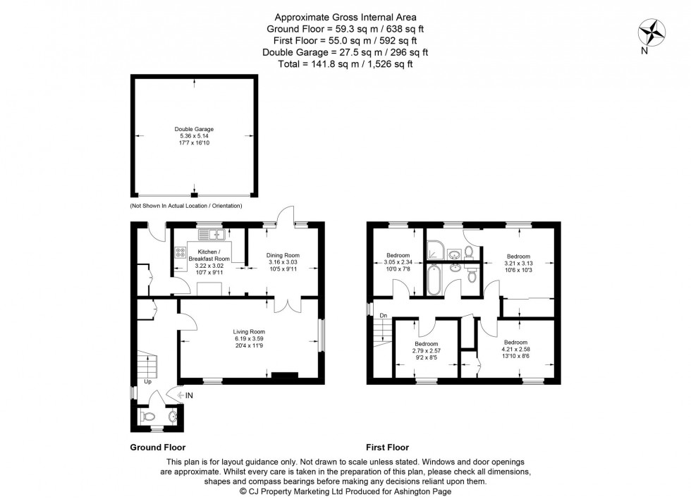 Floorplan for Coat Wicks, Seer Green, HP9