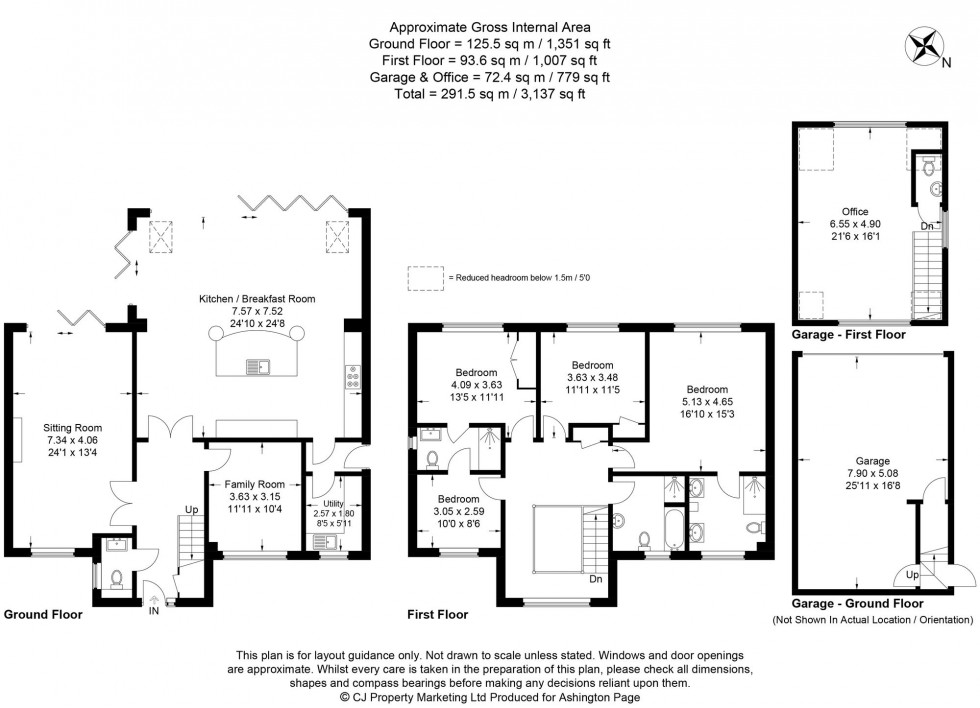 Floorplan for Park Place, Seer Green, HP9