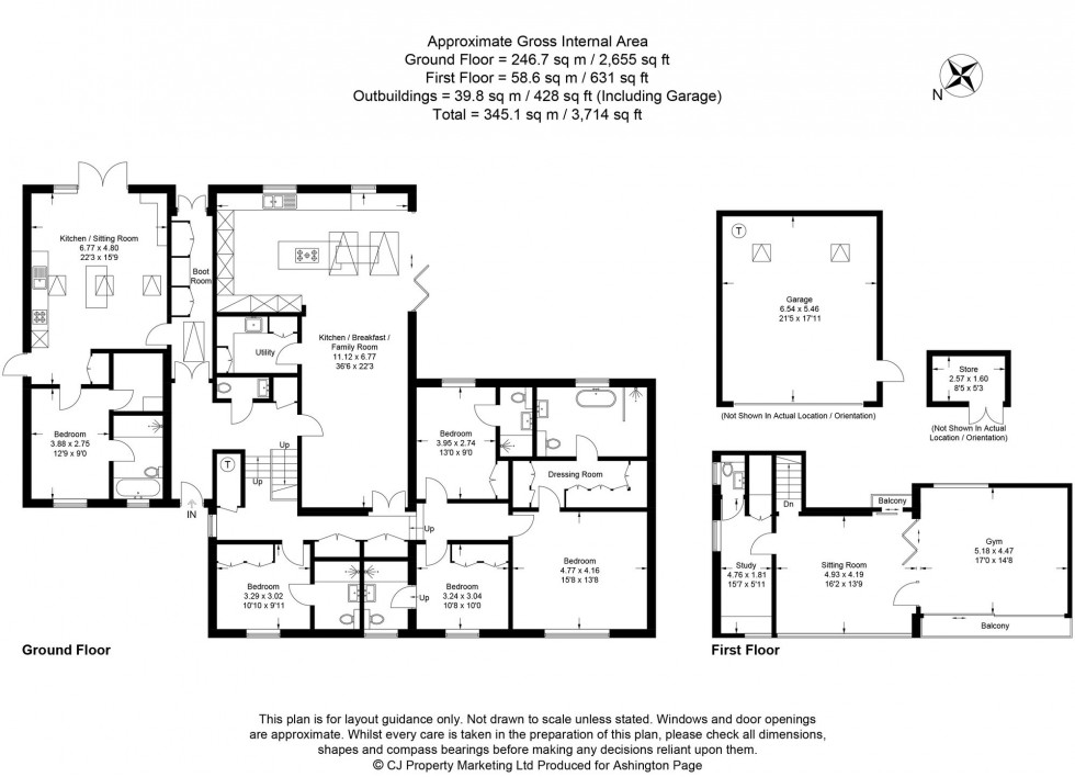 Floorplan for Wilton Lane, Jordans, HP9