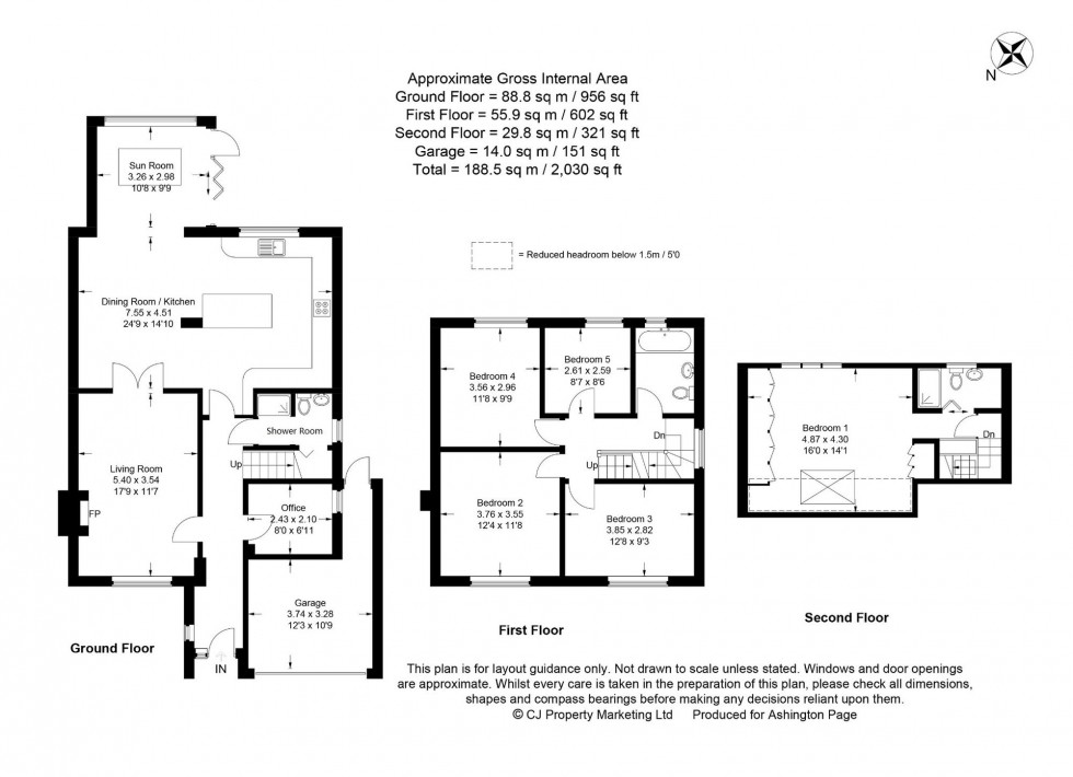 Floorplan for The Spinney, Beaconsfield, HP9