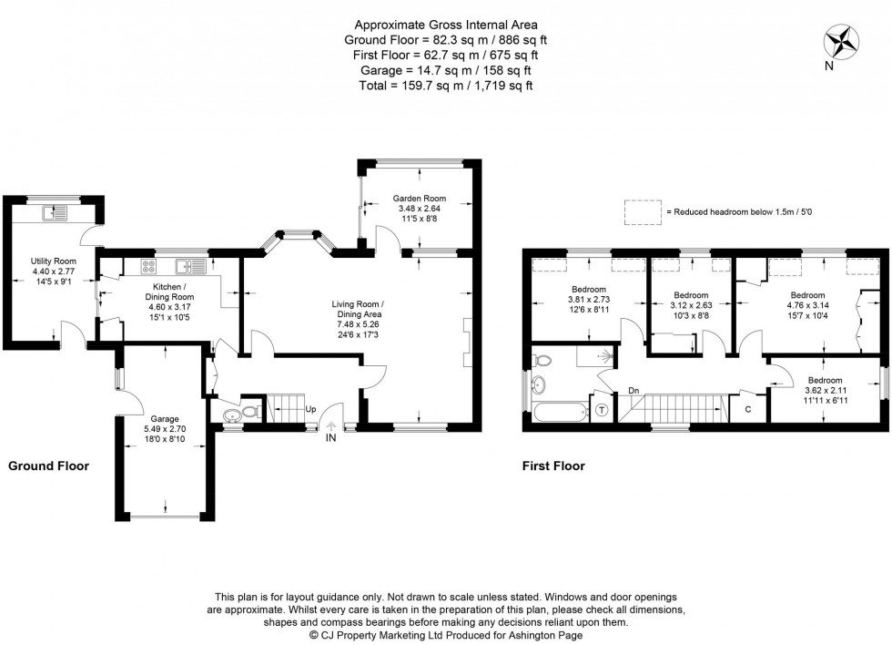 Floorplan for Wattleton Road, Beaconsfield, HP9