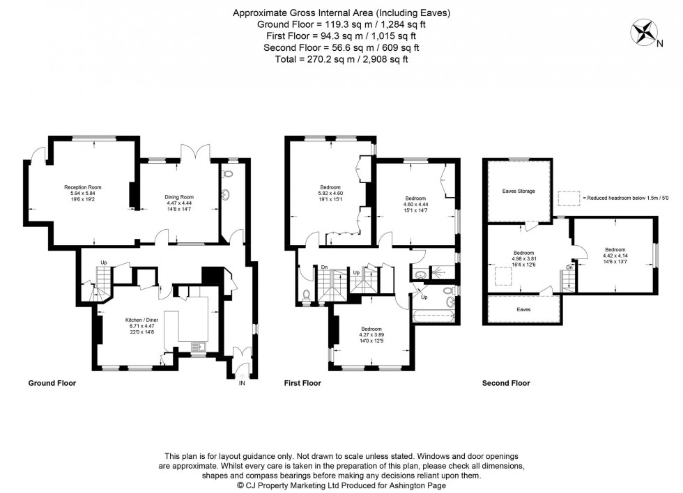 Floorplan for Grove Road, Beaconsfield, HP9