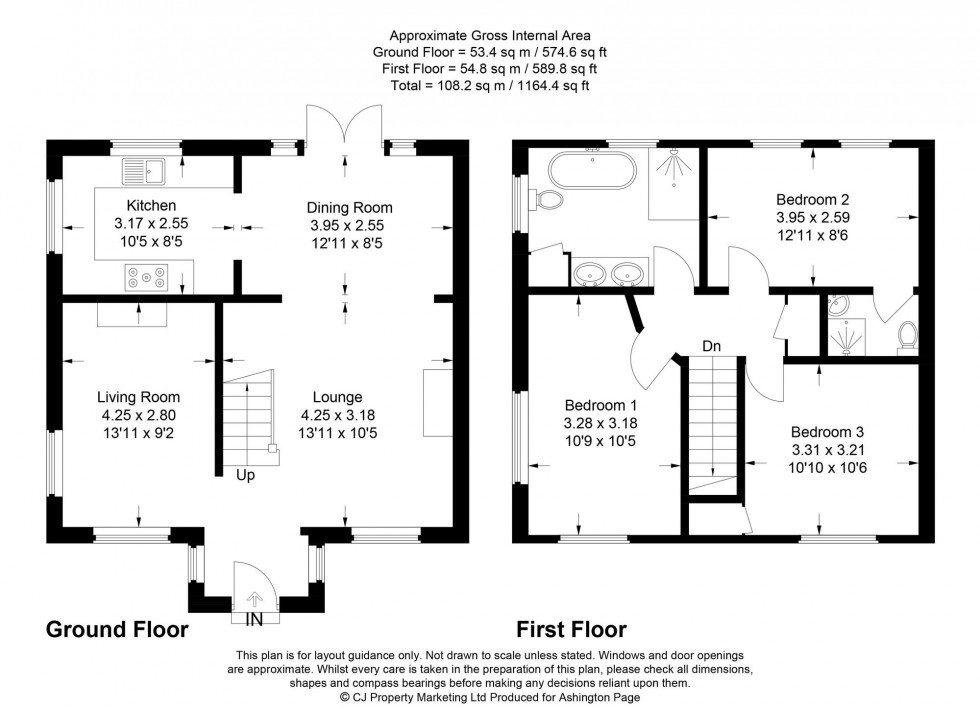 Floorplan for Town Lane, Wooburn Green, HP10