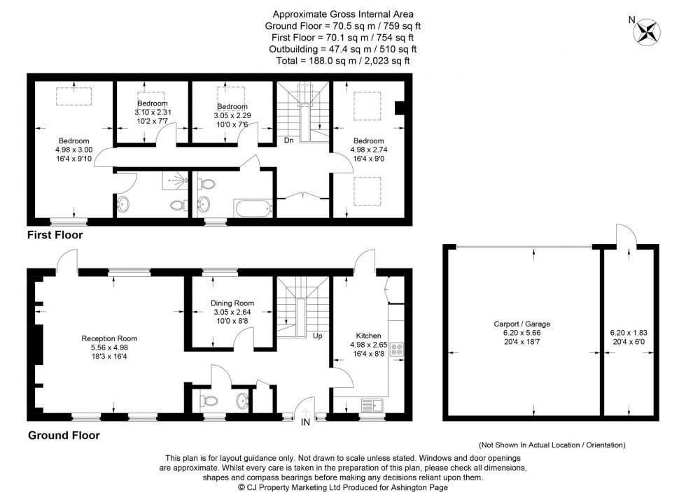Floorplan for Penn Bottom, Penn, HP10