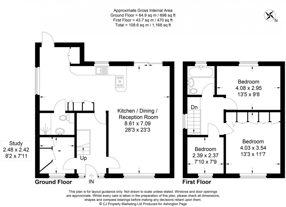 Floorplan for Heath Road, Beaconsfield, HP9