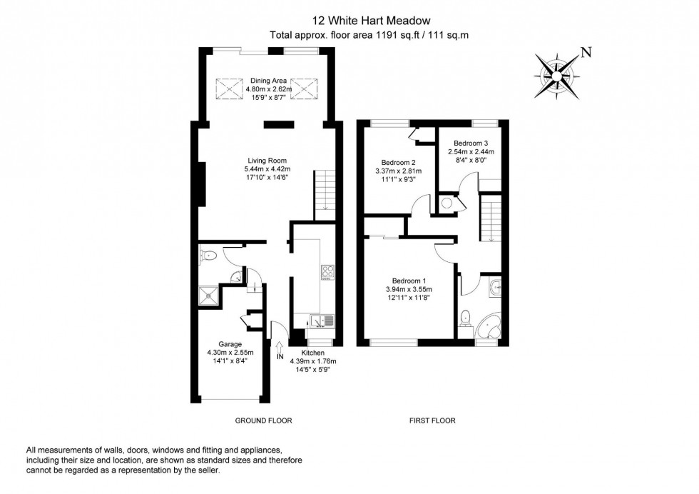 Floorplan for White Hart Meadow, Beaconsfield, HP9