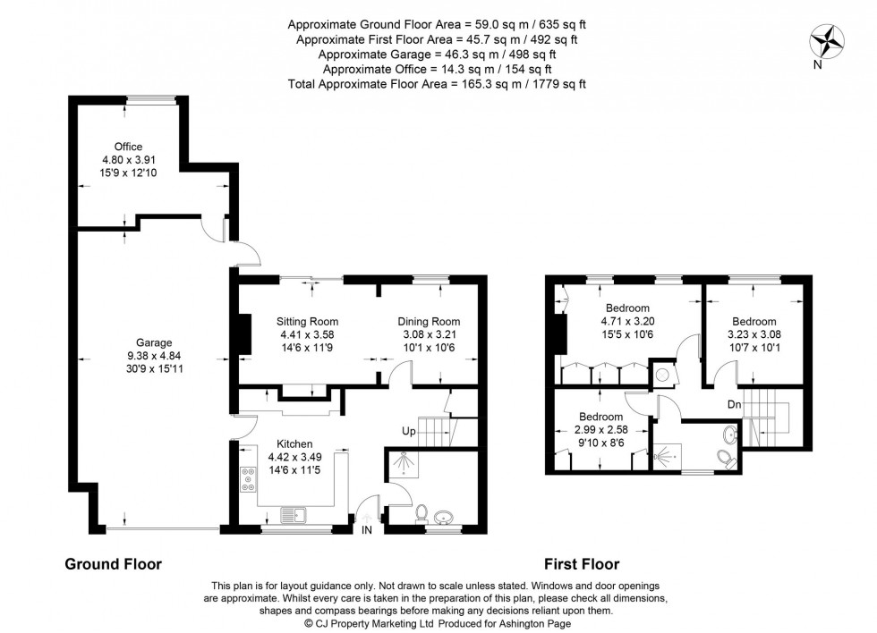 Floorplan for Mayflower Way, Beaconsfield, HP9