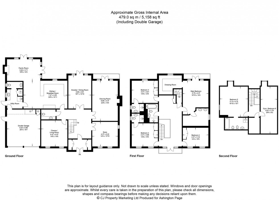 Floorplan for Gregories Road, Beaconsfield, HP9