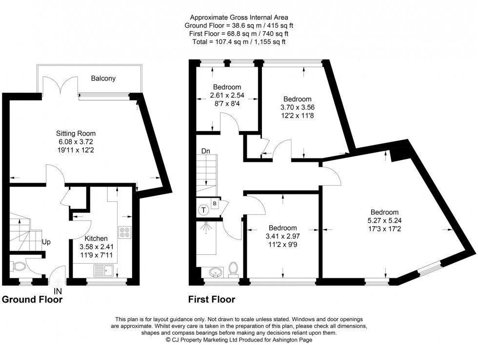 Floorplan for Holtspur Way, Beaconsfield, HP9