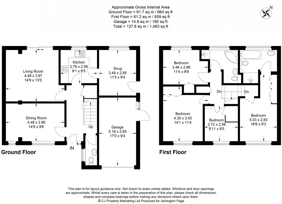 Floorplan for Kings Ride, Penn, HP10