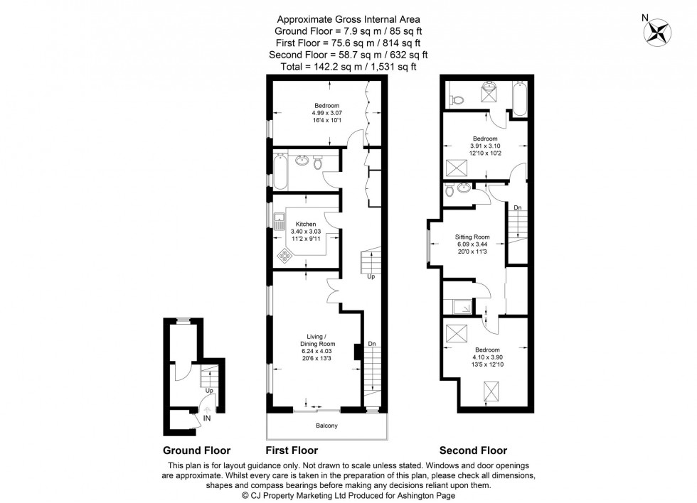 Floorplan for Reynolds Road, Beaconsfield, HP9