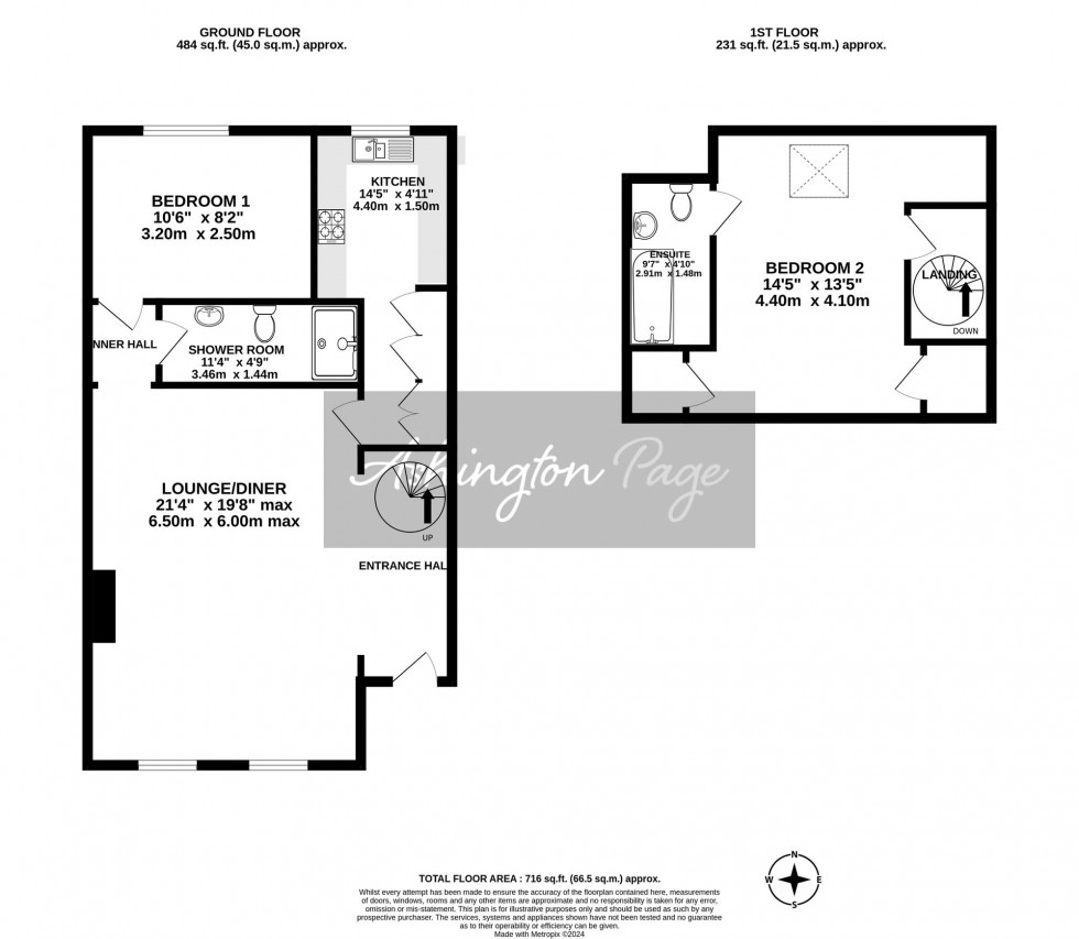 Floorplan for Highway Court, Beaconsfield, HP9