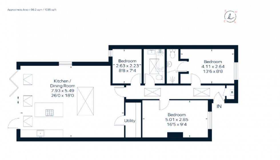 Floorplan for Chalfont Road, Seer Green, HP9