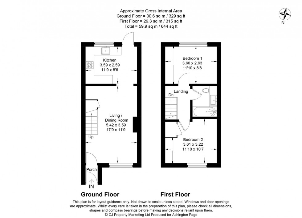 Floorplan for Old Town Close, Beaconsfield, HP9