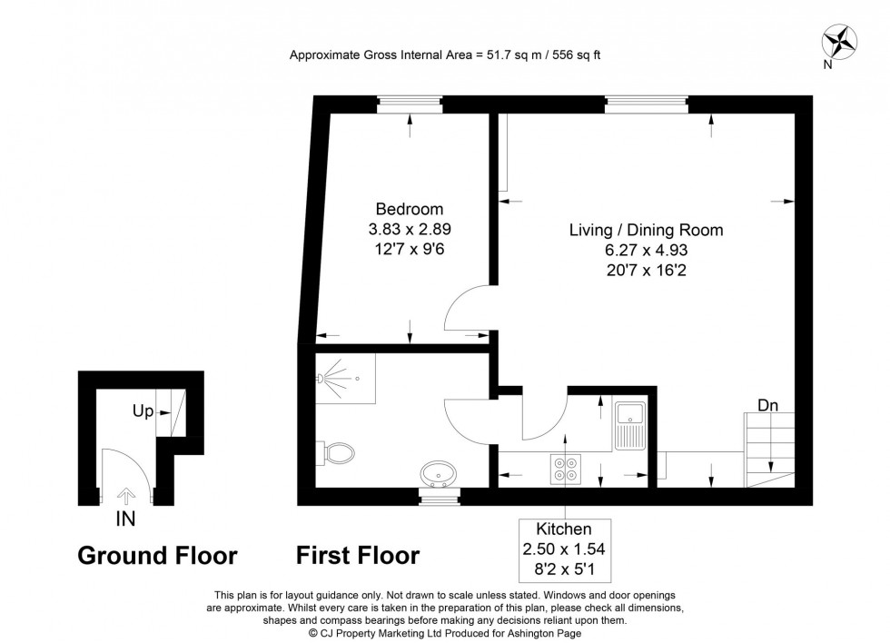 Floorplan for Wycombe End, Beaconsfield, HP9