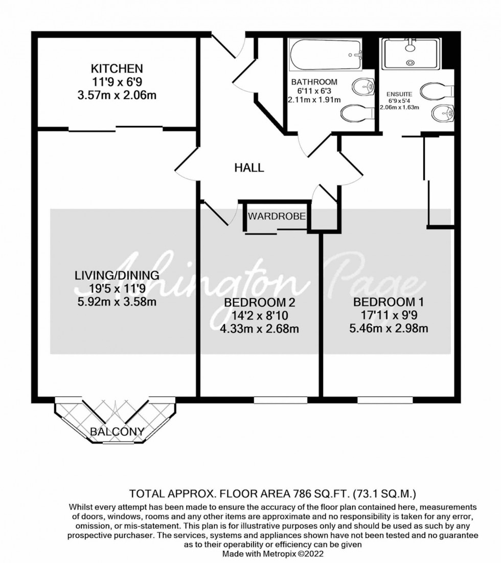 Floorplan for Gregories Road, Holmewood, HP9