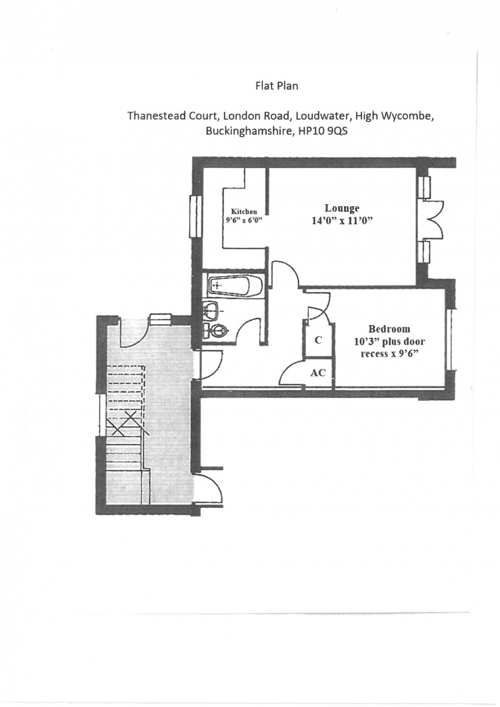 Floorplan for London Road, Loudwater, HP10