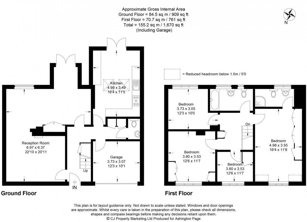 Floorplan for Wynnswick Road, Seer Green, HP9